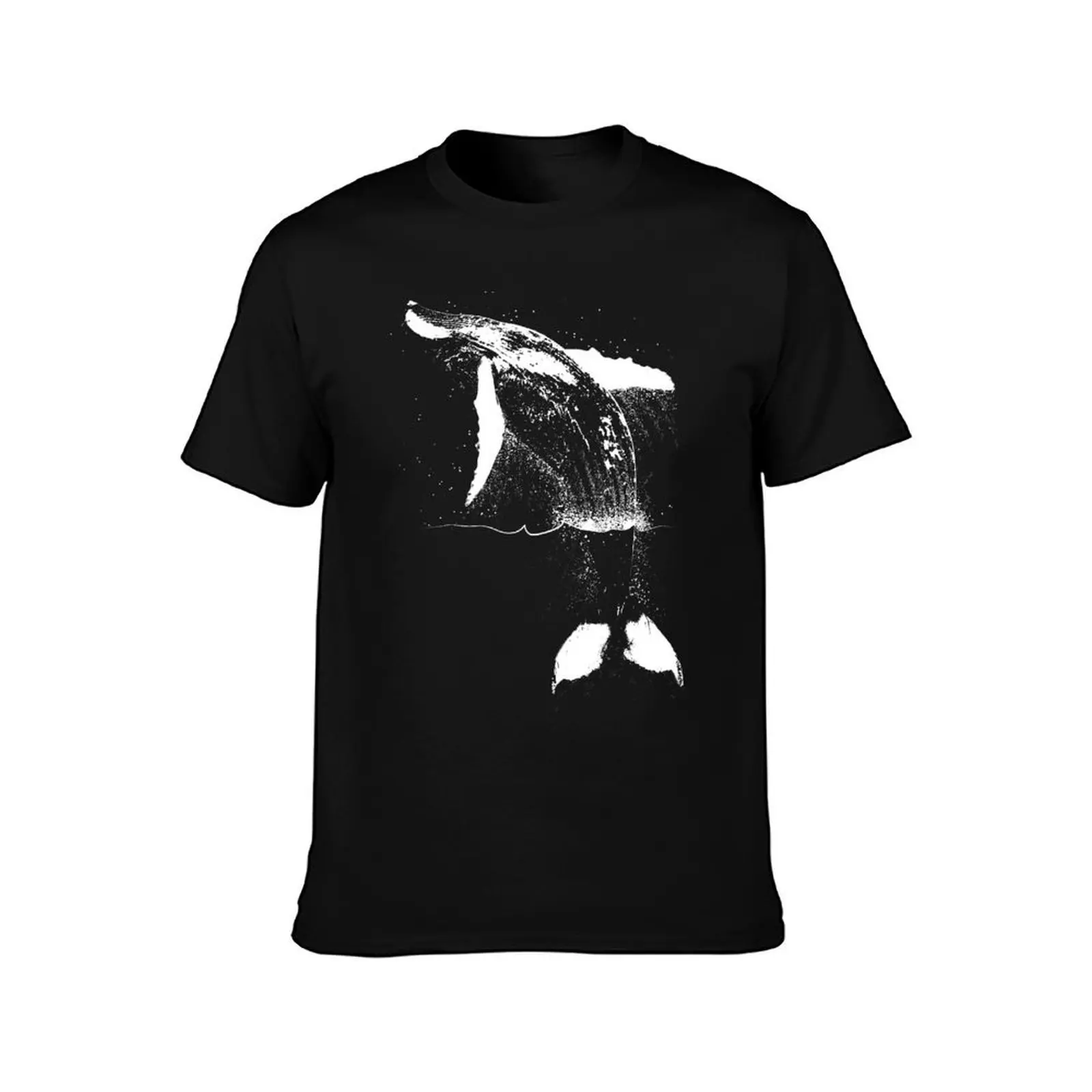 Breaching Humpback T-Shirt Casual Fashion Print Tee Top T-Shirt