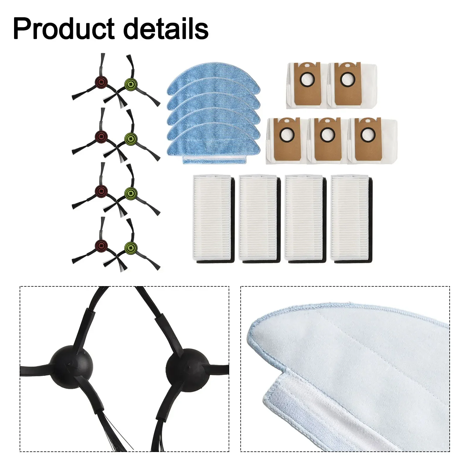 

Cleaning Accessories Filter Mop Cloth Home Cleaning Easy Disposal For MD 11415 For MD 11500 For Medion Vacuum Cleaner