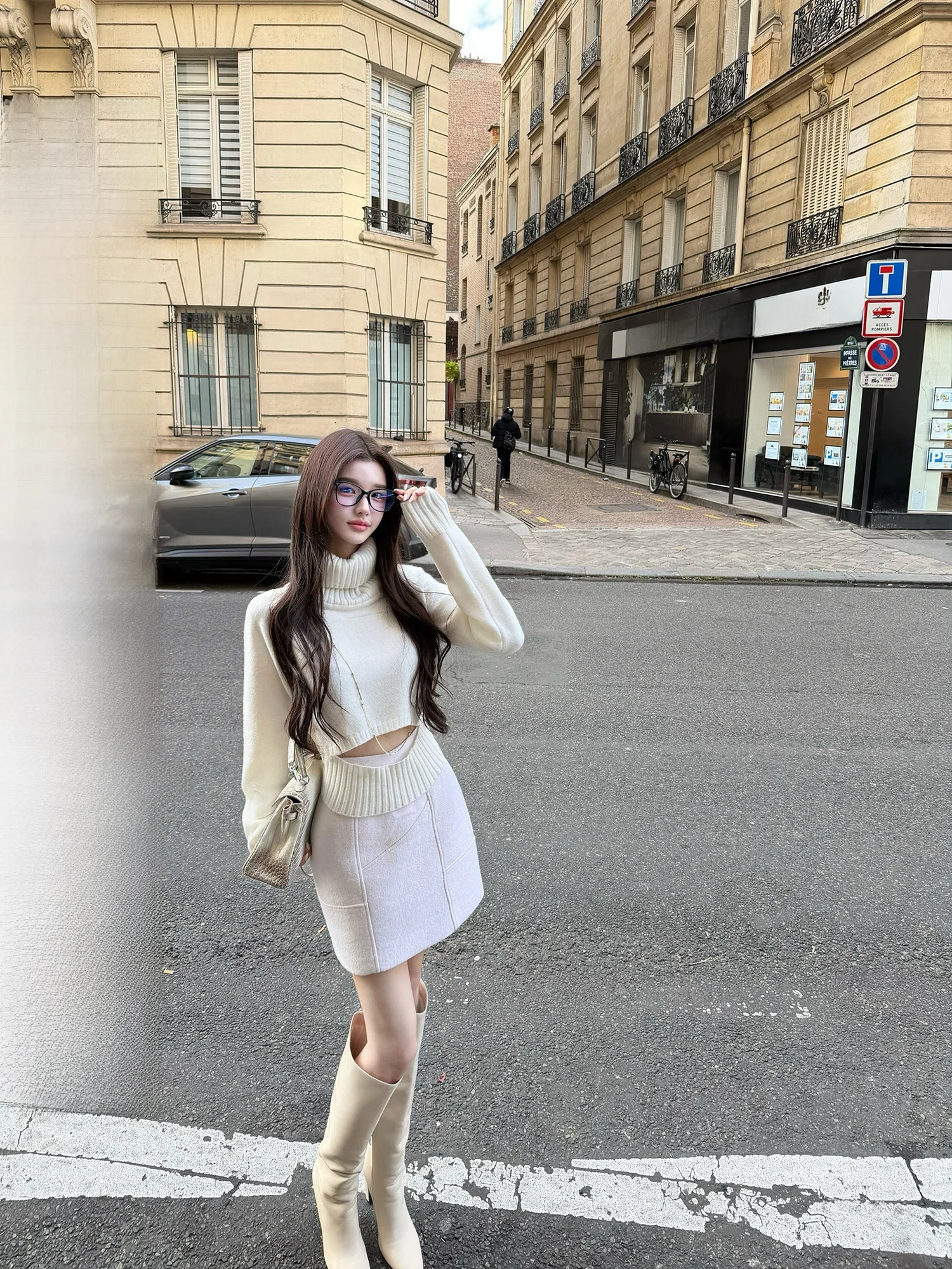 

Вязаный свитер Cloud Fluffy с ажурным узором, высоким воротником, повседневный, женский, зимний, для ношения под одеждой, Viola 3K, Private Label