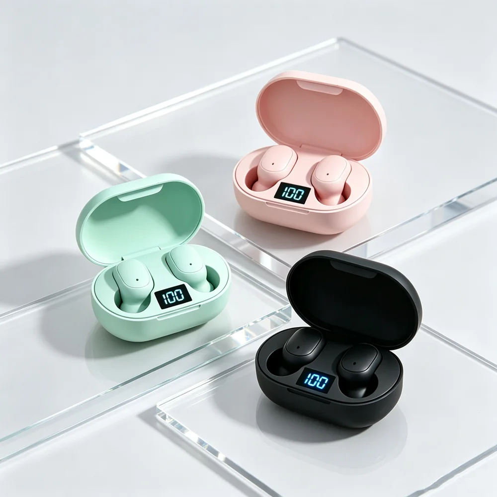 TWS Wireless Bluetooth Earphone Mini Earpone Headset Sport Earbuds Headphones Hifi Stereo Sound Headset