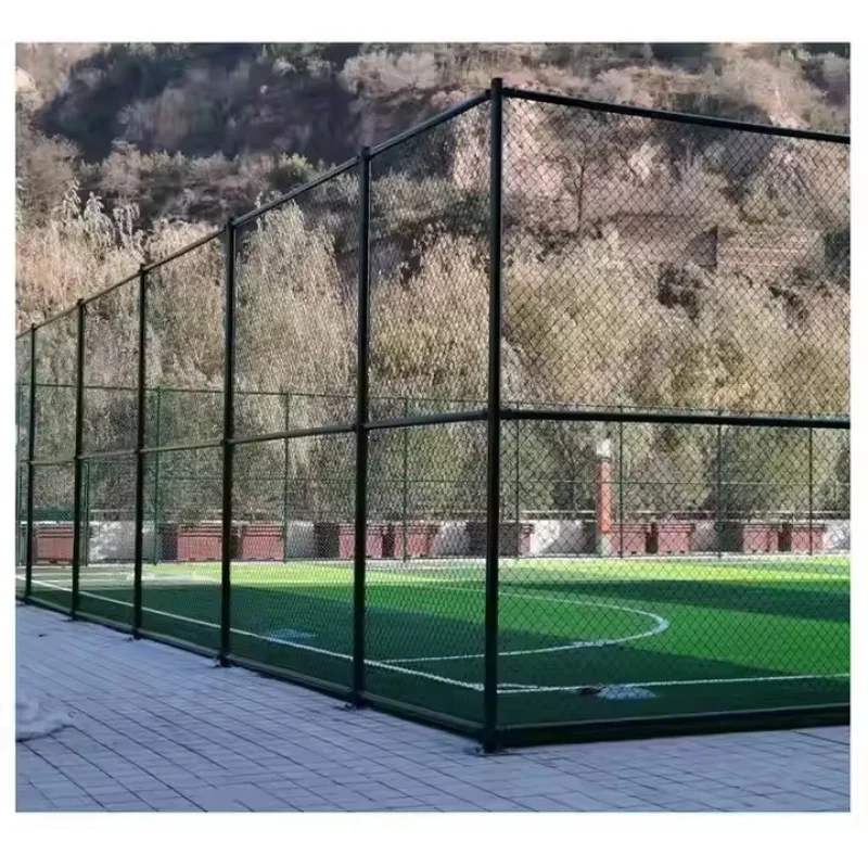 Custom.PVC ملعب الربط سياج مجال السلامة التقسيم سياج متعدد الوظائف مخصص دعم معدات الإضاءة #4