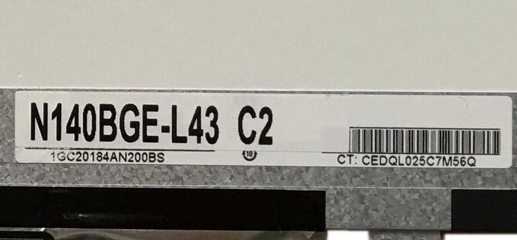 40 دبوس ، n140be-l43 c2 ، n140be-l41 ، n140b6-l06 ، hb140wx1-500 ، n140bge-l42 ، n140BGE-l2 ، n140bge-l31 ، hb140wx1-600 ، 300 ، 1366x768 ، 40 دبوس ، جديد