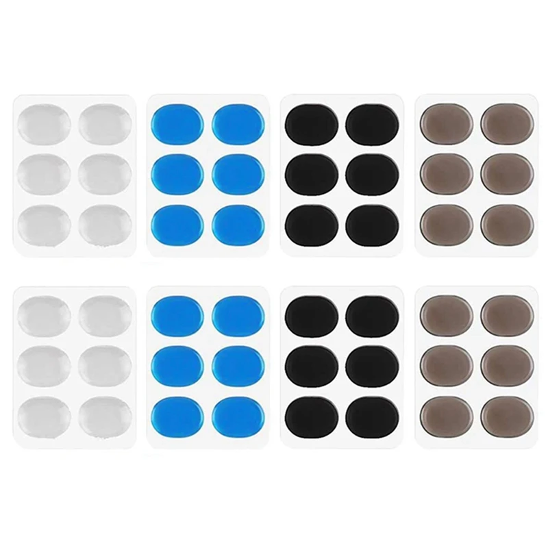 48 Pcs Silicone Drum Damper Pads, Drum Snare Mute Pad Soft Drum Damper Gel Pads For Drums Tone Control