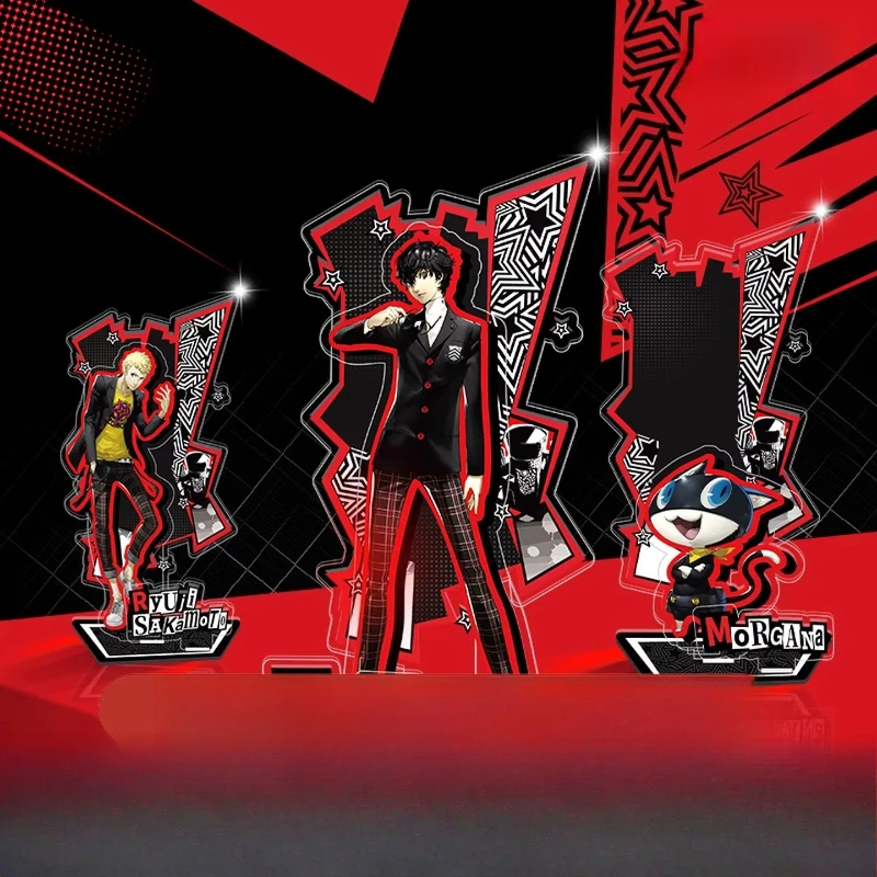

[Официальный] Акриловая подставка Game P5R Persona 5 Royal: Сакамото Рюдзи, Такамаки Акира, Китагава Юуске — модель, украшение, подарок для косплея и фанатов