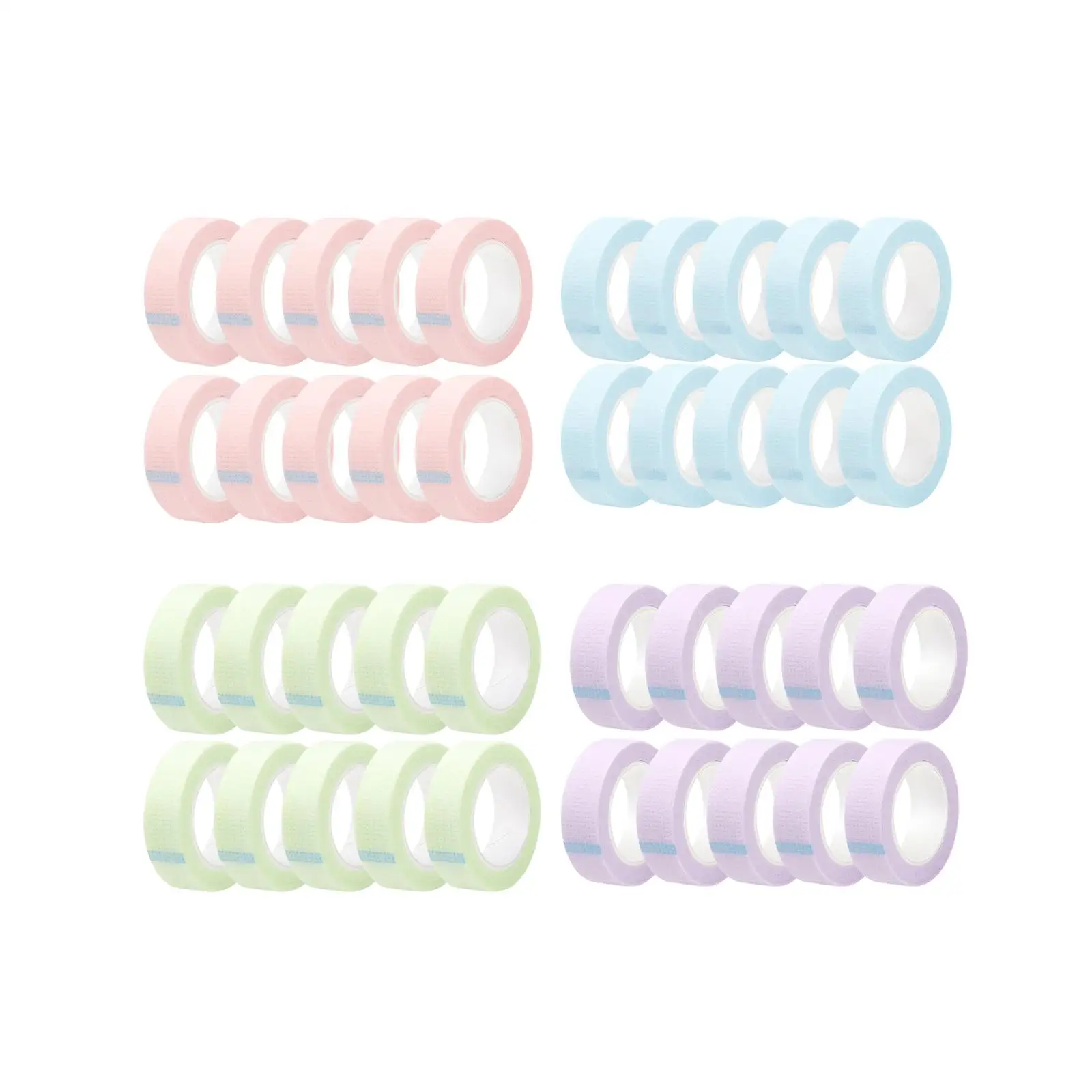 10 Pieces Eyelash Tapes False Eyelash Accessories Breathable Eyelash Grafting