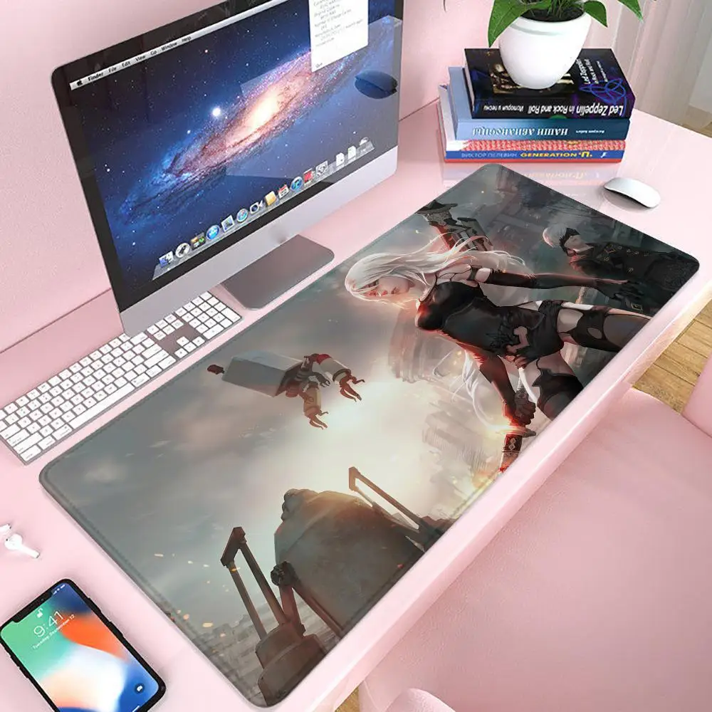 

Коврик для мыши NieR Automata Gaming 900 × 400 Коврик для мыши Gamer Xxl Коврик для мыши Офисные аксессуары Клавиатура Длинный коврик Коврик для компьютерного стола
