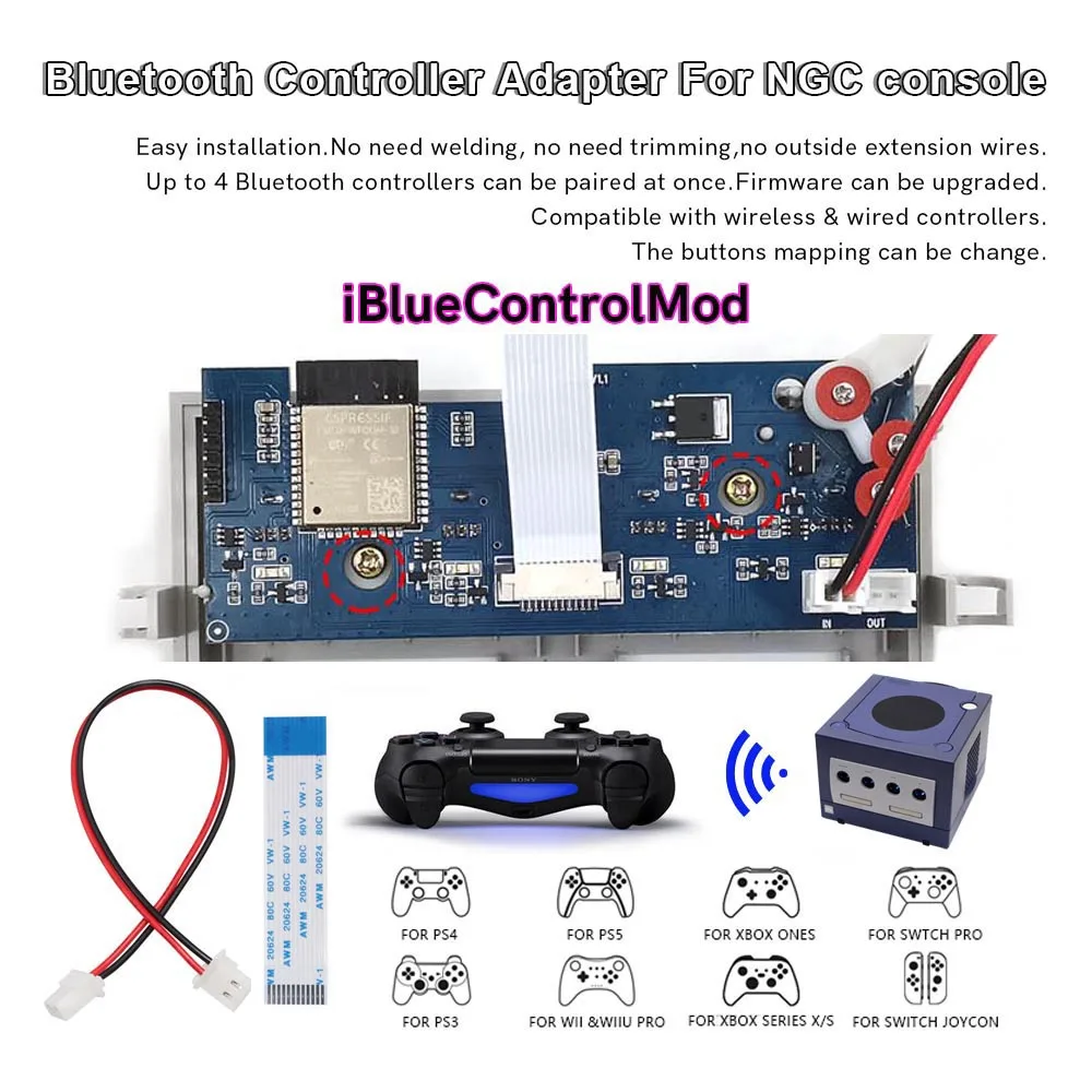 for-ngc-ibluecontrolmod-wireless-internal-bluetooth-controller-adapter-for-gamecube-console