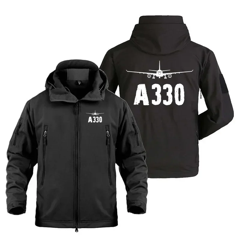 

Новые тактические пилоты из кожи акулы с капюшоном, флисовые теплые SoftShell A330, уличные военные мужские пальто, куртки