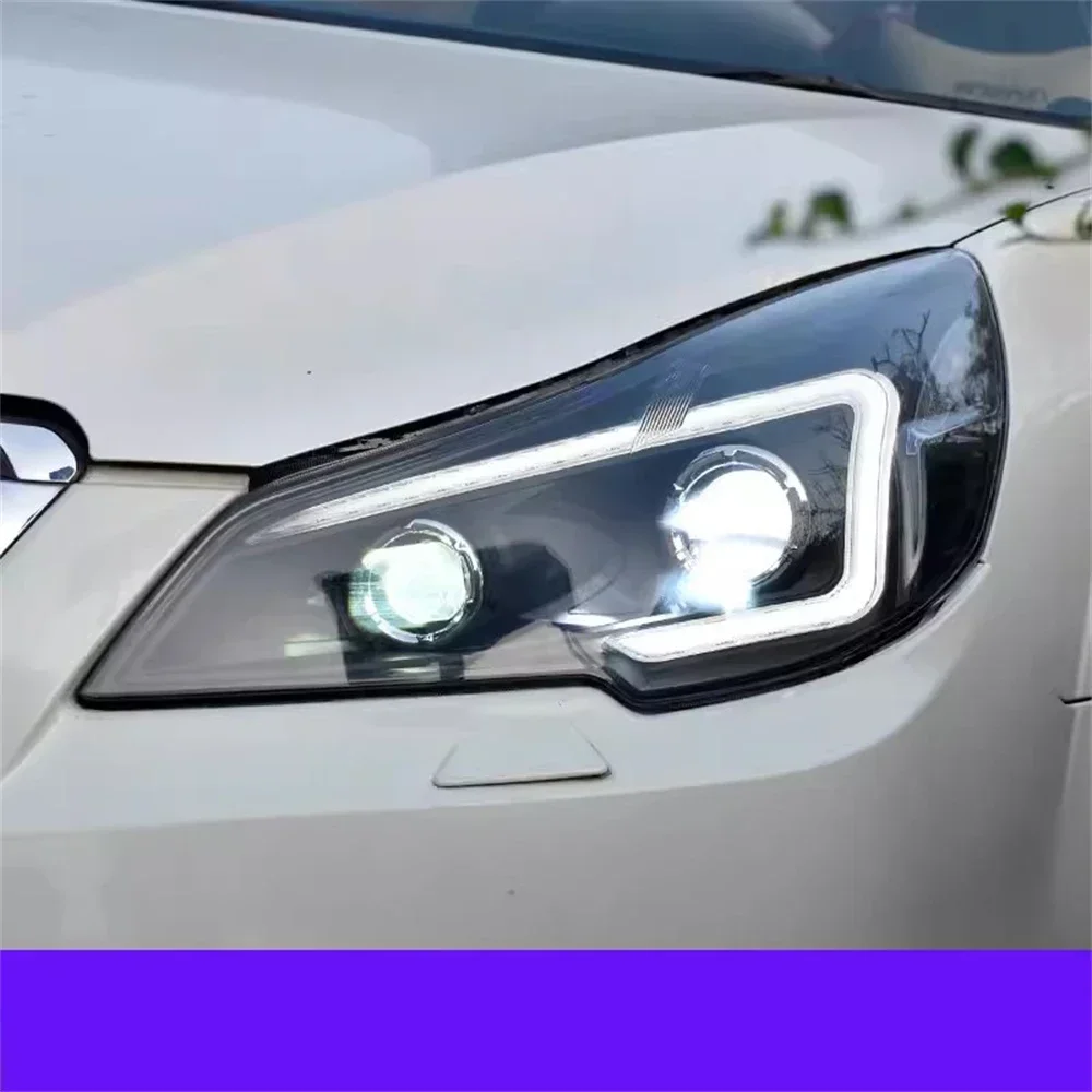 

Car LED front lamp Headlight Assembly DRL For 10-14 Subaru Outback wagon Daytime Running Lamp 2pcs