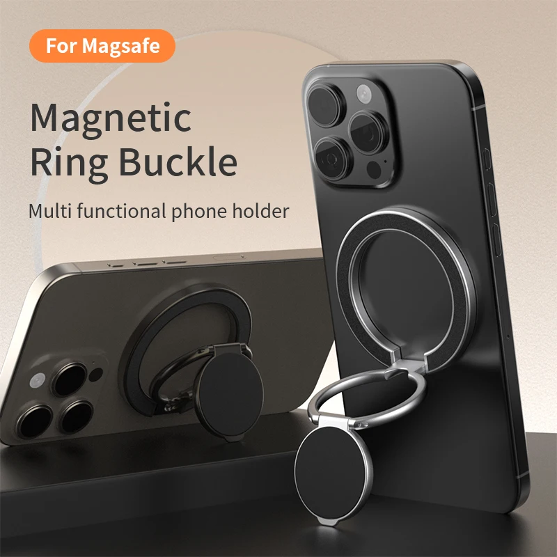 

Новый складной двусторонний магнитный держатель для телефона для беговой дорожки Magsafe Gym, универсальный складной автомобильный держатель, магнитная подставка для смартфона