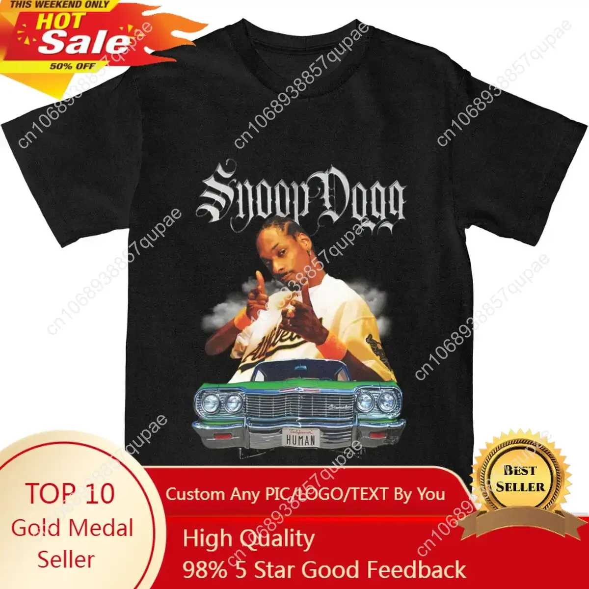 

Snoop Dogg Men Women T Shirts Apparel Casual Tees T-Shirts Cotton Birthday Gift Clothes