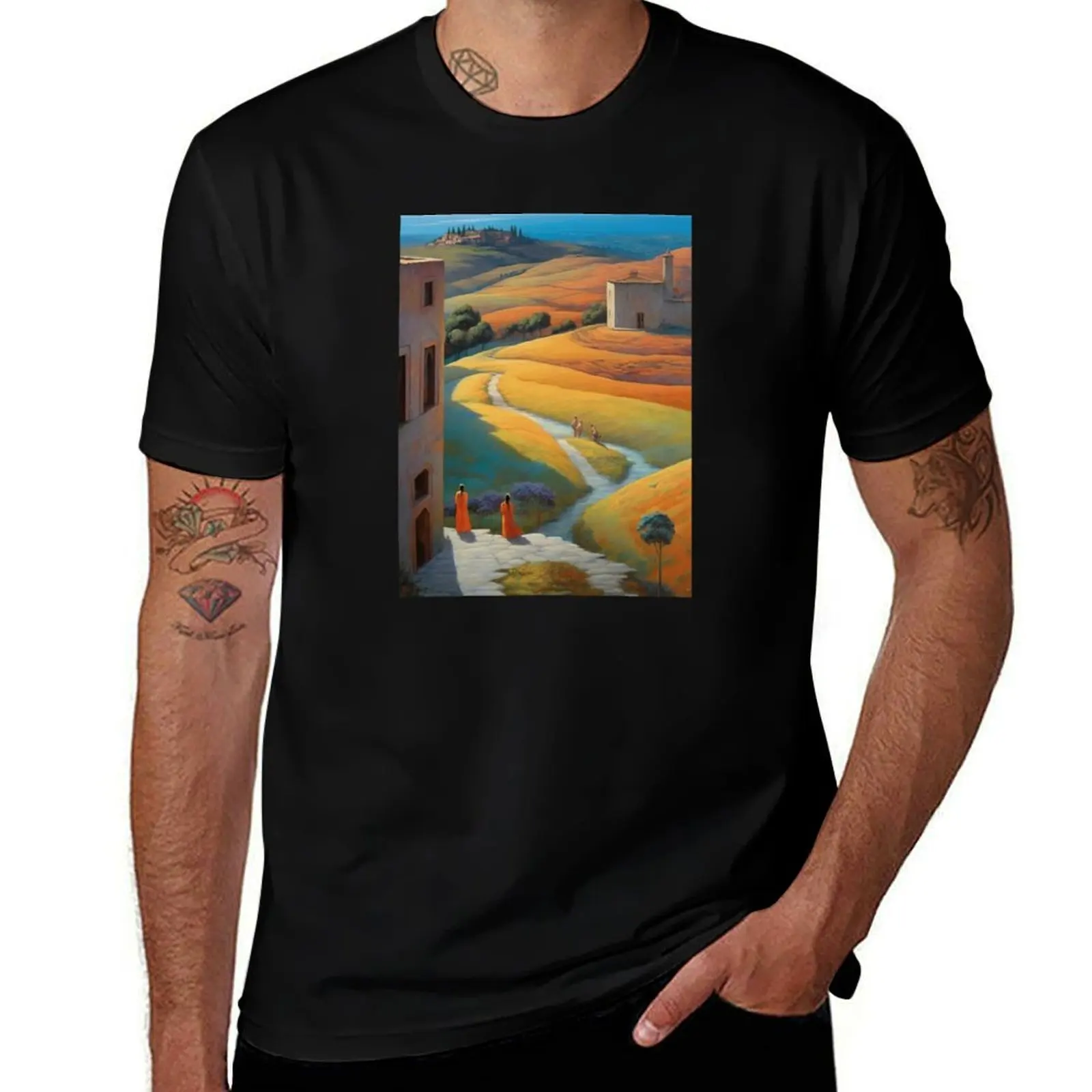 White Sand In My Boots T-Shirt Casual All Match Tee Shirt for Men T-Shirt