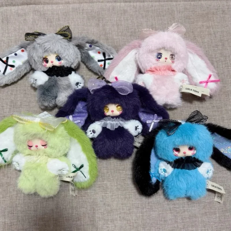 

100% Genuine Stock Lilila'S New Rainbow Candy Bunny Doll Pendant Plush Blind Box Cute Doll Girl Pendant Collection Gift