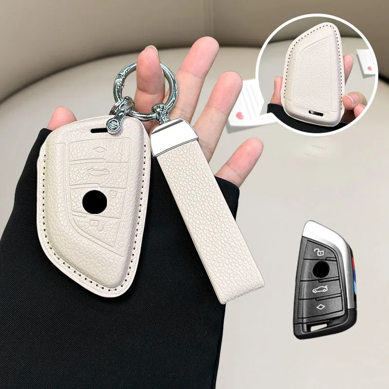 

Car Key Case Cover For BMW 1 2 3 4 5 6 7 Series X1 X3 X4 X5 X6 X7 F10 F20 F30 G20 G30 G01 F15 F16 G02 G05 F34 Ix I4 Xm IX1 X4M