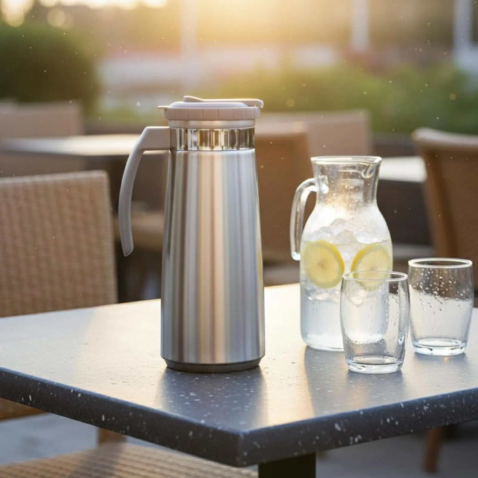 Korean Design Cold Water Kettle Heat Resistant Serving Ware for Home