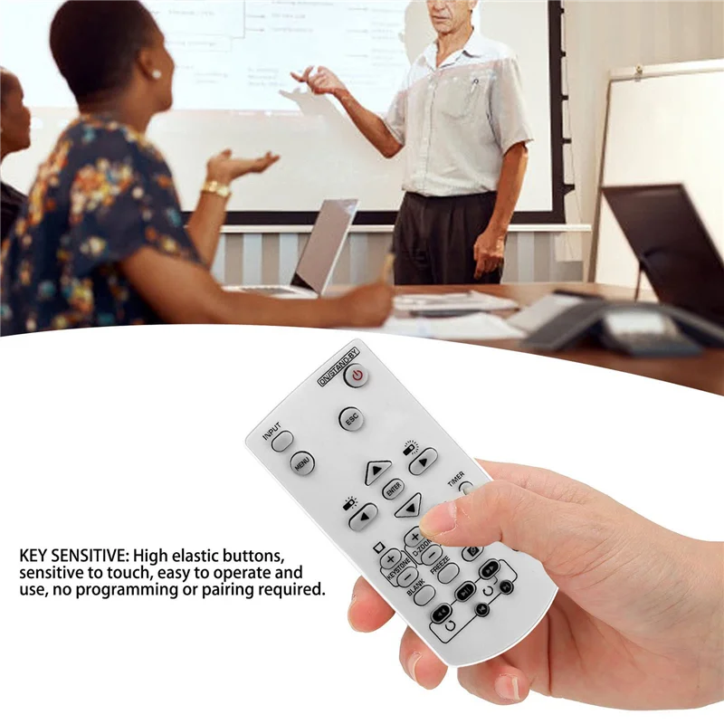 Replace YT-141 Projector Remote Control for Casio XJ-F100W, XJ-F10X, XJ-F200WN, XJ-F20XN, XJ-F210WN, XJ-UT310WNM13K