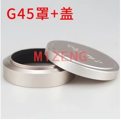 G28 G45 G90 metal Lens Hood cover protector with front lens cap for contax G28 G45 G90 camera lens