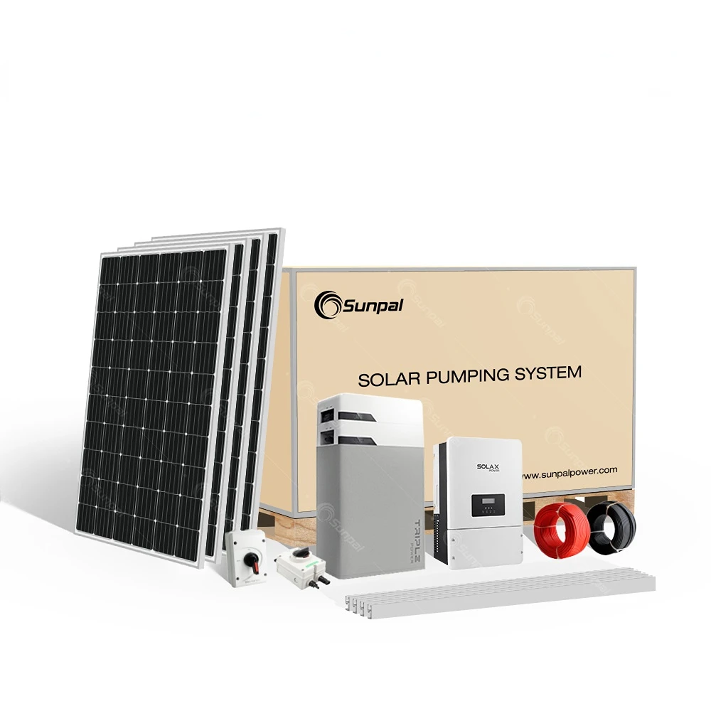 Sunpal Hybrid Solar Power System 3KW 5KW 10 Kw 10Kva 10Kw Off Grid Photovoltaic System With Lithium Battery