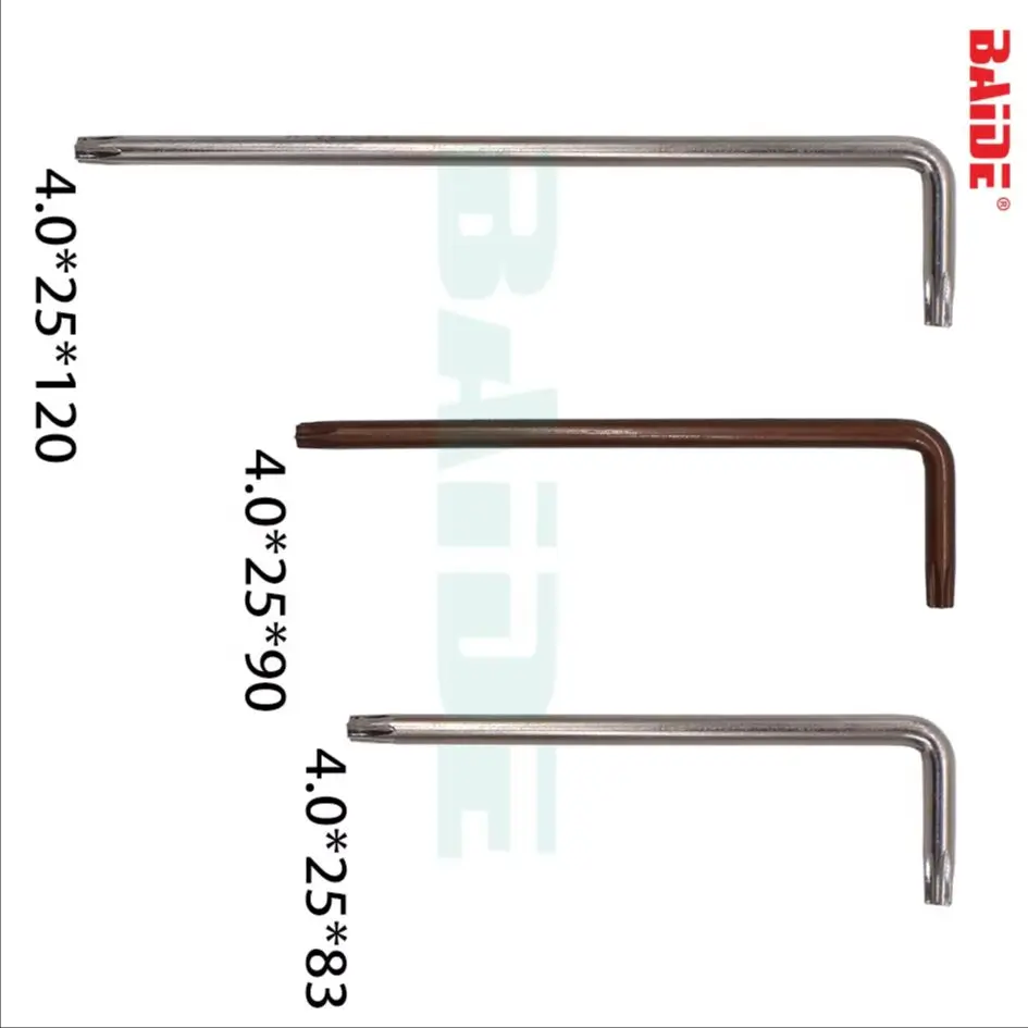 

Wrench 4.0mm Torx T15 T20 L Key With Hole 45# S2 Steel Screwdriver 500pcs/lot