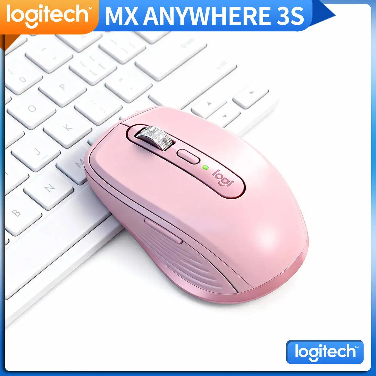 

Logitech Master Series MX Anywhere 3S Bluetooth Беспроводная бесшумная мышь Мягкий звук Офисный женский планшет