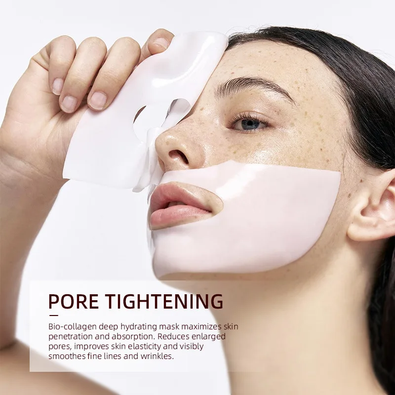 

Pore Tightening and Elasticity Improvement with Biodance Similar White Translucent Overnight Water Gel Biological Collagen Mask.