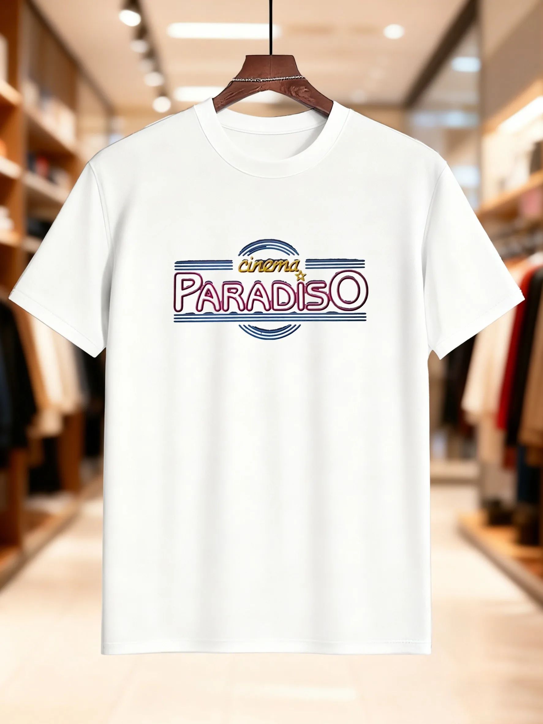 T-shirt imprimé à manches courtes pour hommes – Homme debout foncé avec motif de téléphone, 100% coton, confortable et respirant pour un usage quotidien décontracté