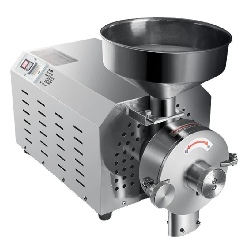 Stainless steel grain mill, commercial grinder, multifunctional ultra-fine grinder
