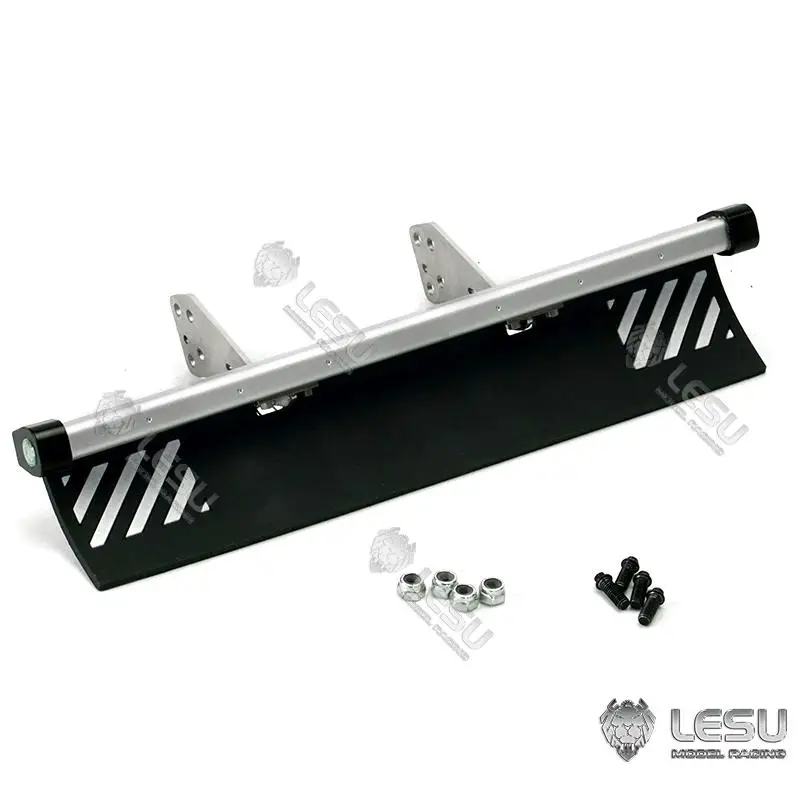 LESU1/14 Simulation truck H-1304 rear bumper with wide light F16 flatbed model LESU