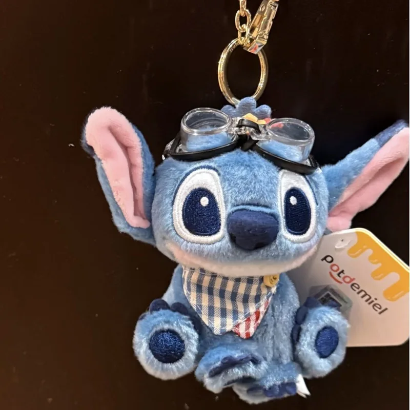 New Disney Cute Stitch Interstellar Baby Plush Keychain Cartoon Figure Pendant Ornament Children'S Christmas And Birthday Gifts