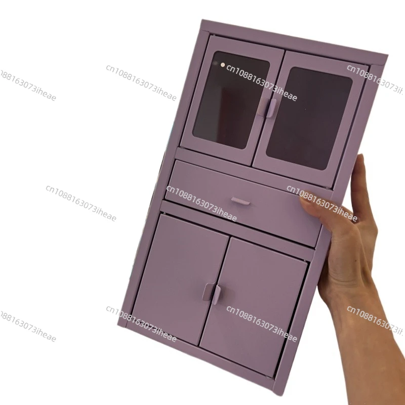 Mini doll small furniture small file cabinet BJD doll jewelry box table