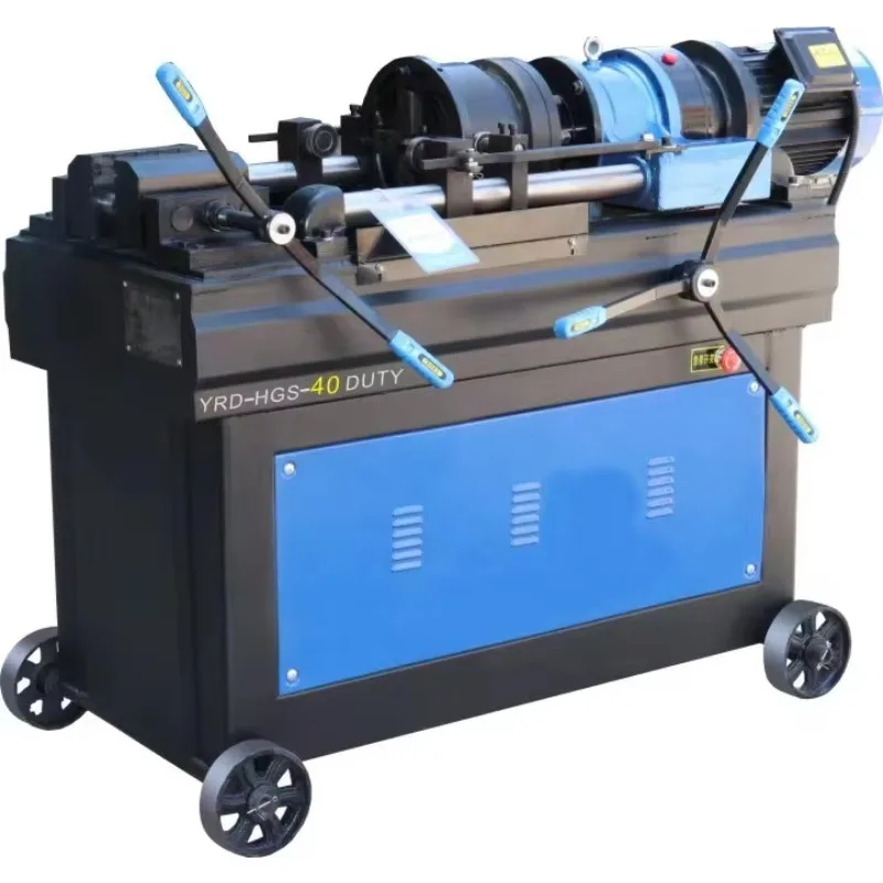 YG Customized Automatic Pneumatic Rebar CNC Thread Reinforced Steel Bar Threading Rolling Machine
