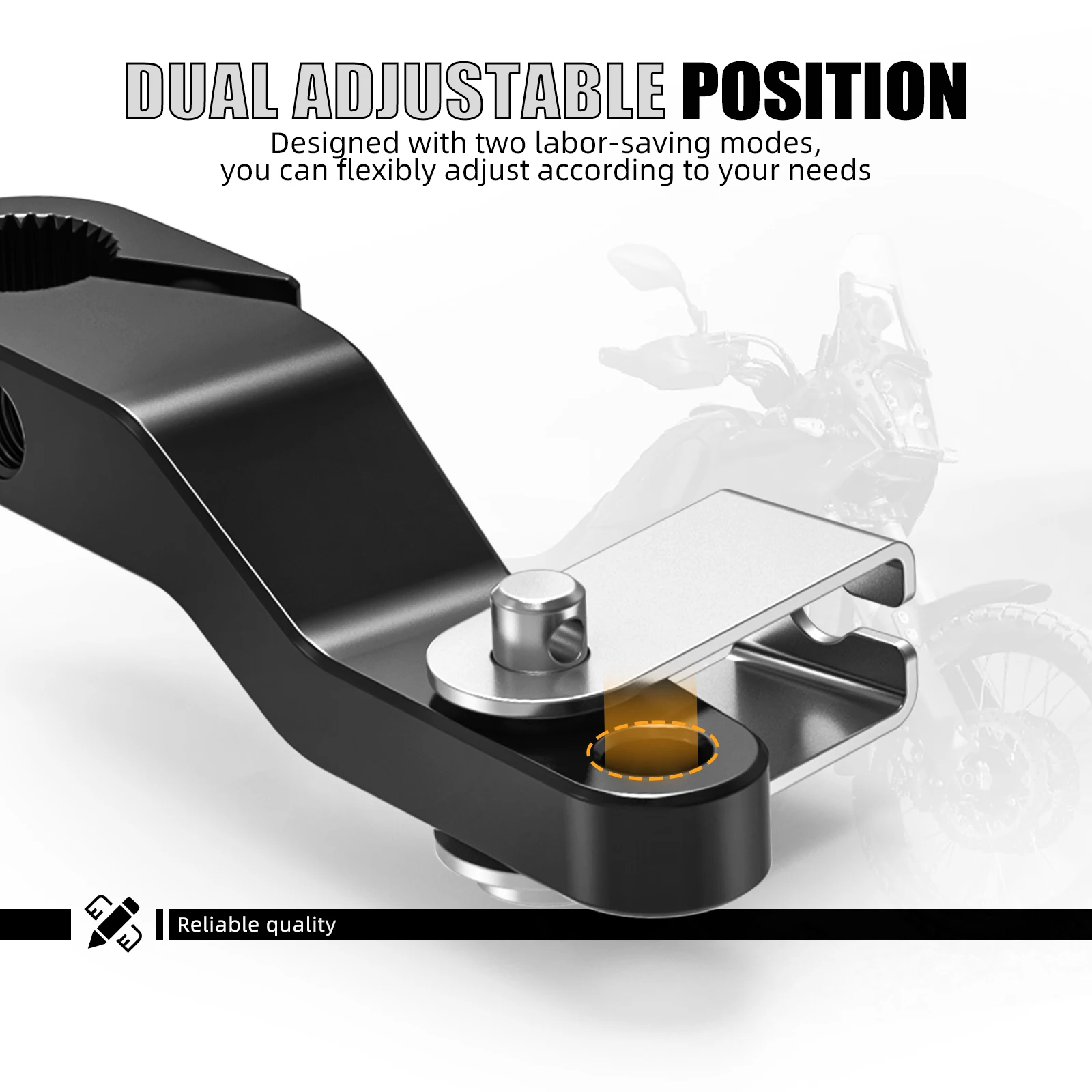 NICECNC For Yamaha Tenere 700 XTZ700 2019-2024 MT07 2018-2020 XSR700 2018-2023 Short Brake Clutch Lever Clutch Arm Bracket view 5