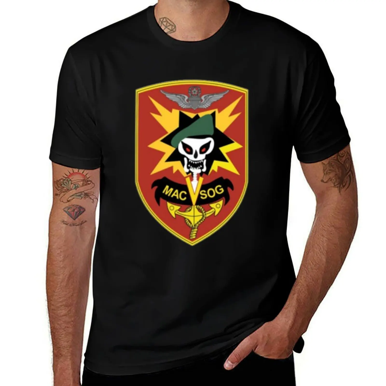

MACV - SOG - Forward Operating Base four (FOB 4) T-Shirt man t shirts for men T-Shirt