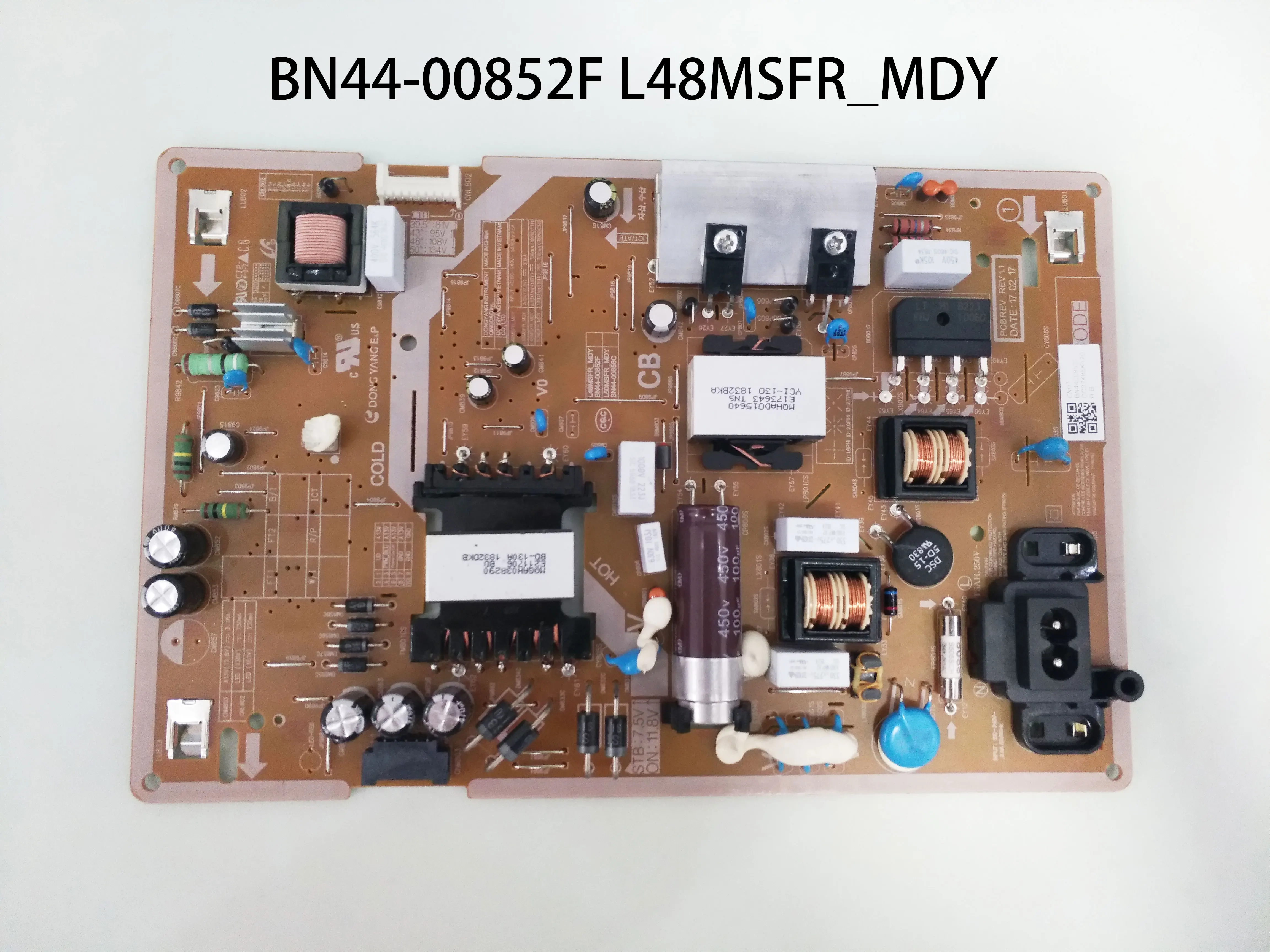 New Genuine Original BN44-00852F L48MSFR_MDY Supply Board is Suitable for intelligence TV UE40M5000AUXKZ UE40M5000AUXRU