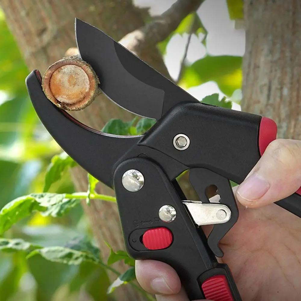 Adjustable Ratchet Gardening Pruning Shear Sharp Labor-saving Branch Trimmer Efficient Durable Garden Trimming Tool Garden Tool
