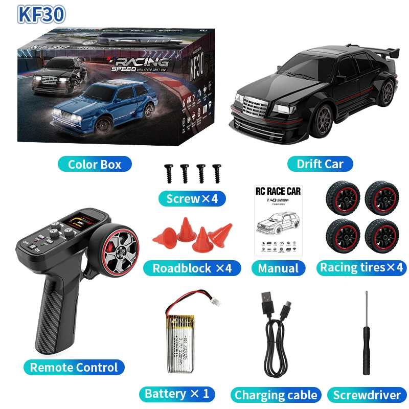 

DRIFT1/43 Mini RC Car 2.4GQ Fully Proportional 3-speed Variable Speed JDM Drift Remote Control Car Desktop BoyChildren'sToy Gift