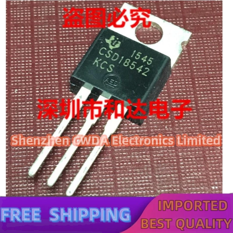 10PCS-20PCS  CSD18542KCS  MOS TO-220 60V 120A   In Stock Can Be Purchased 