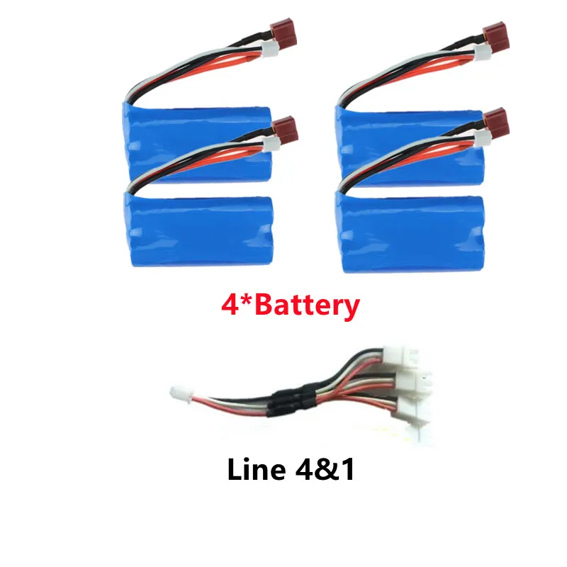 Parts-JJRC-Q130 Q141 Q003 Q004 All Terrain Four-Wheel Drive Vehicle Accessory/7.4V 1500mA Battery