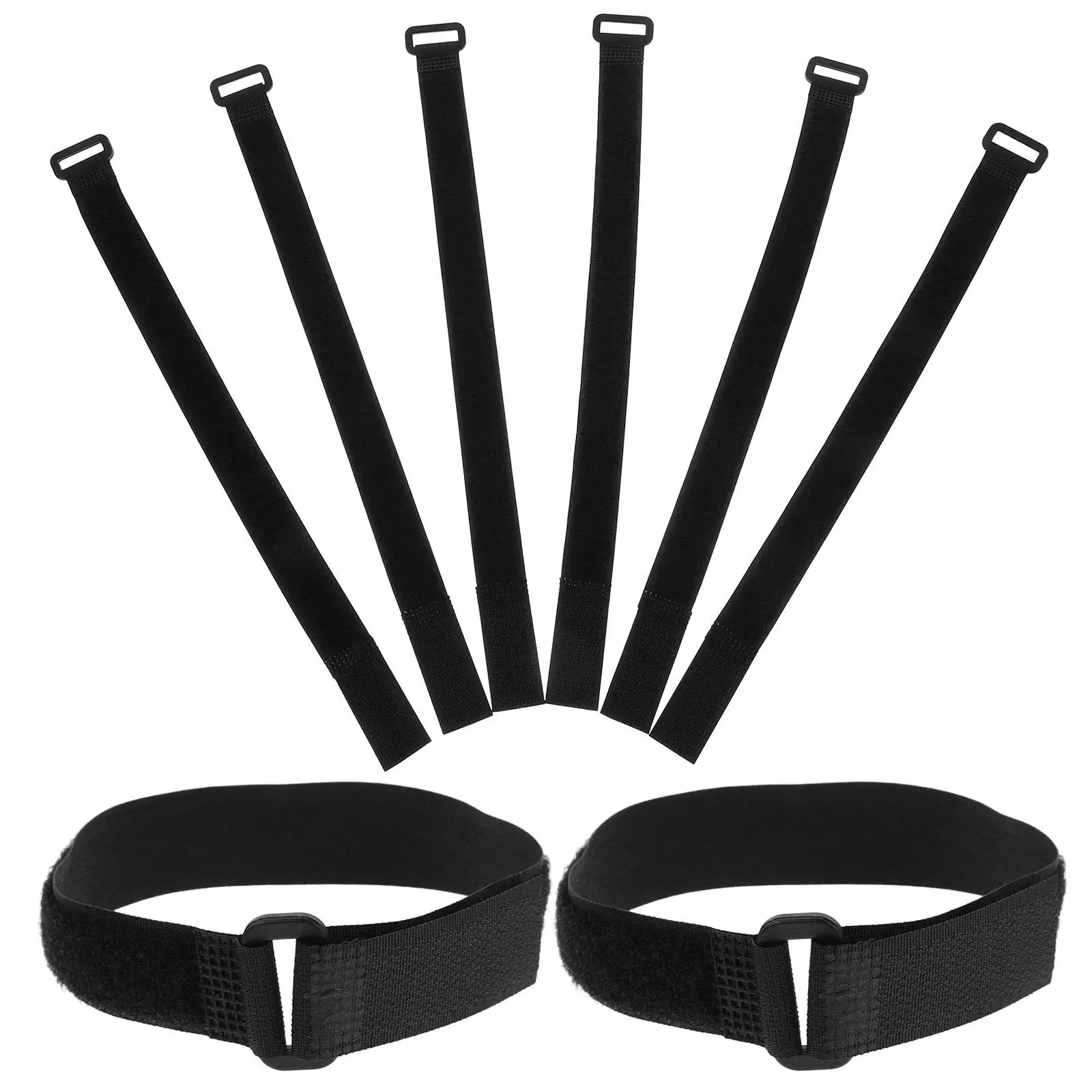 

10 Pcs Football Net Fixed Straps Soccer Clips Support Cable Tie Portable Tennis Polyester