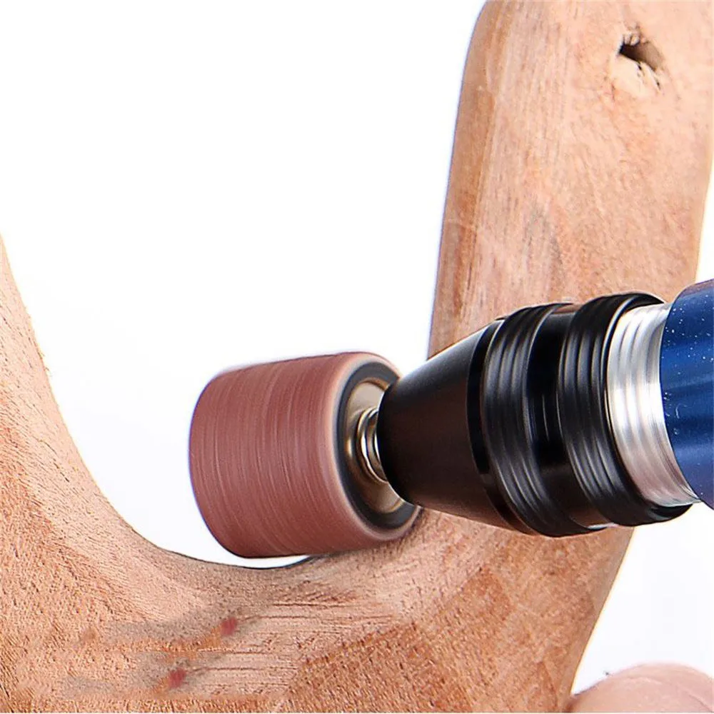 2pcs 1/2\" Rubber Mandrel 60pcs 12.5mm*12.5mm 60-600grit Sanding Belts Engraving For Engraving/etching/grinding/polishing Hot