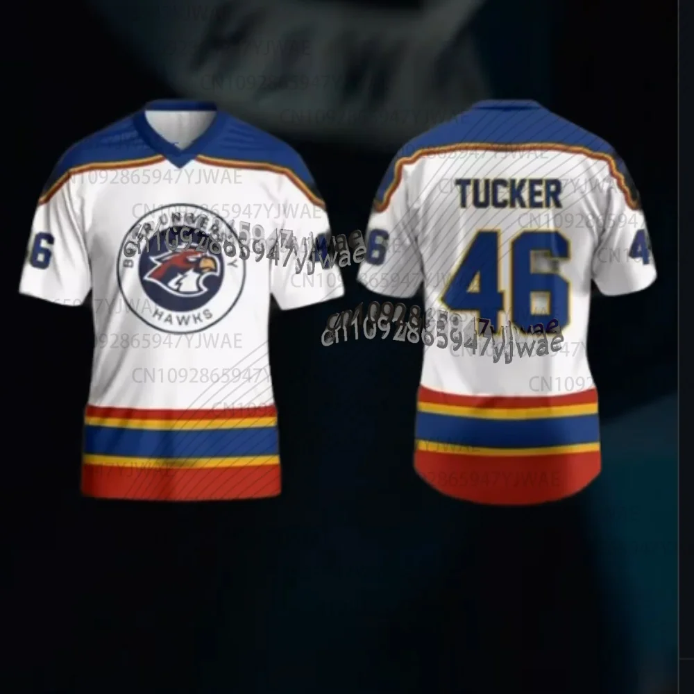 Футболка Off Campus Briar University Jersey Graham 44 22 DI LAURENTIS 66 Tucker46 с V-образным вырезом и короткими рукавами для мужчин и женщин, с именной биркой