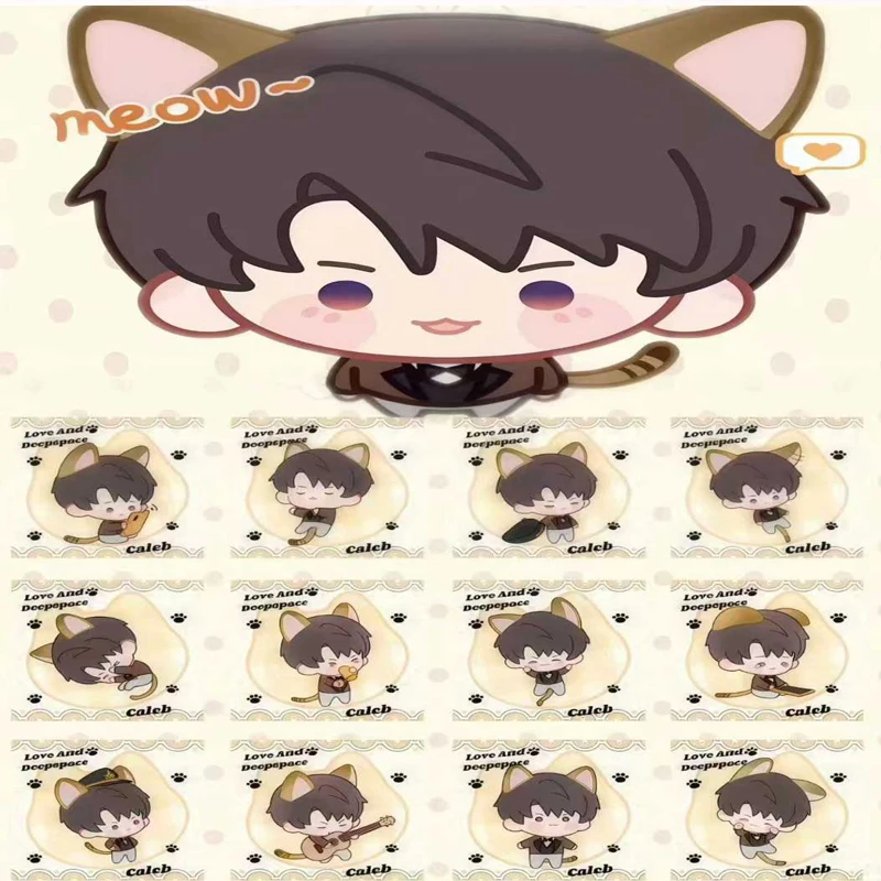 도매 러브 앤 딥스페이스 스탬프 카드 140종 금박 디자인 귀여운 애완동물 시리즈 한정판 오토메 게임 수집용 선물