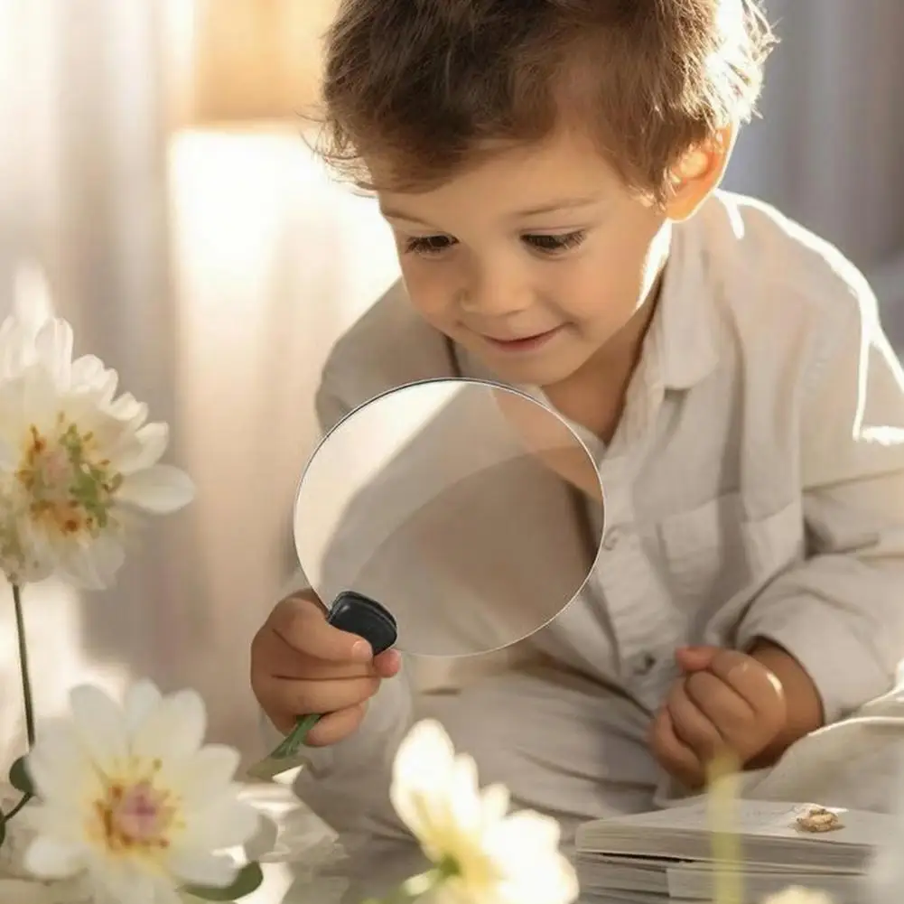 Led Magnifying Glass 5x Magnifying Glass with 6.38-inch Lens 3 Light Modes Led Magnifier for Seniors Hands-free Neck Wear
