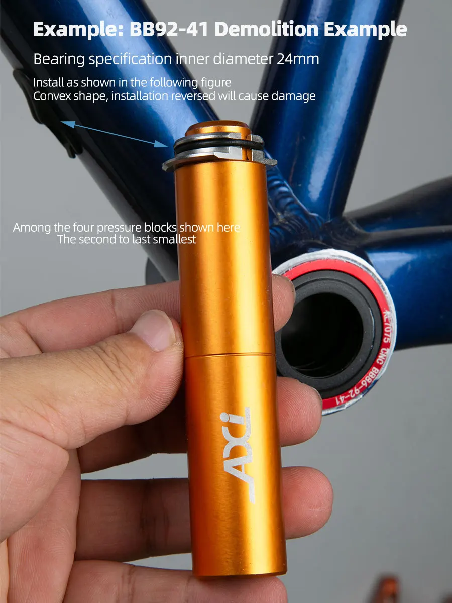 Bicycle Peilin static loading and unloading tool thread/press in type central axle 24-30 axle core BB30-86-92