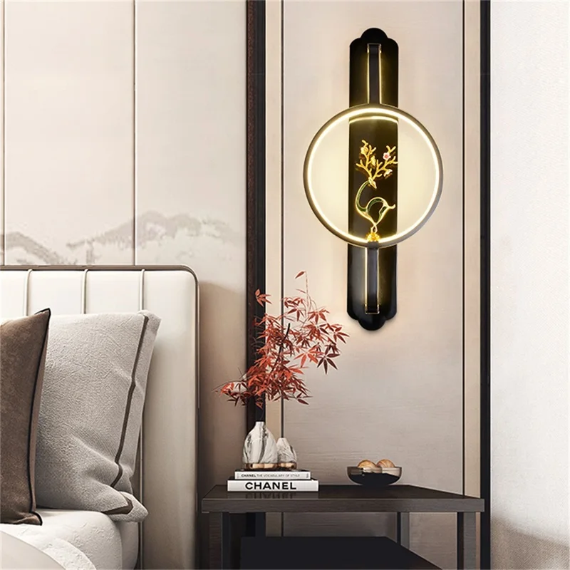 BERTH Modern Wall Sconces Lights Creative Luxury LED Lamp Brass Fixtures Decorative for Home Bedroom