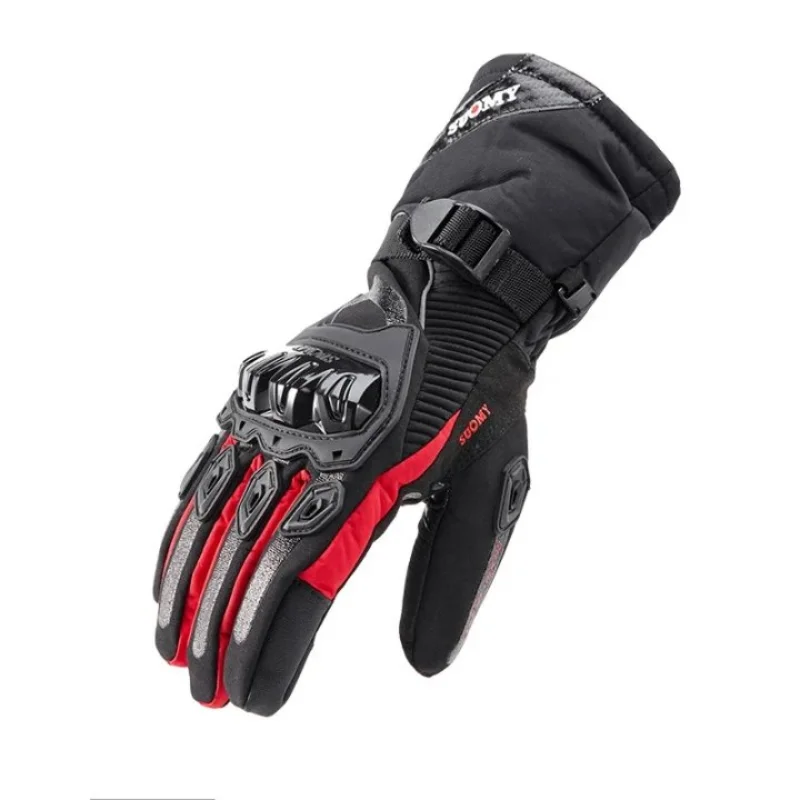 

Motorcycle Gloves 100% Waterproof Touch Screen Winter Warm Windproof Drop Protection Gloves Unisex Racing Off-road Cycling