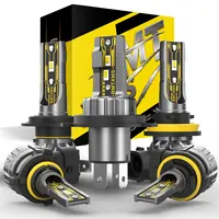 BMTxms 2 uds H4 LED Hi/Lo faro 12000LM H8 H11 H16JP H10 HB3 9005 HB4 9006 H27 H27W 881 880 luces Led antiniebla DRL bombilla de Chips CSP