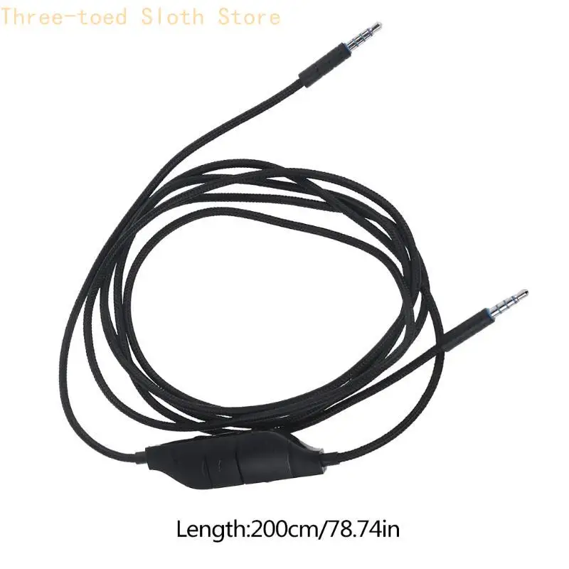 3,5-mm-Kopfhörer-Audiokabel mit Inline-Steuerung für G633 G933 Gaming-Headset-Kopfhörer E74A – Detail 6