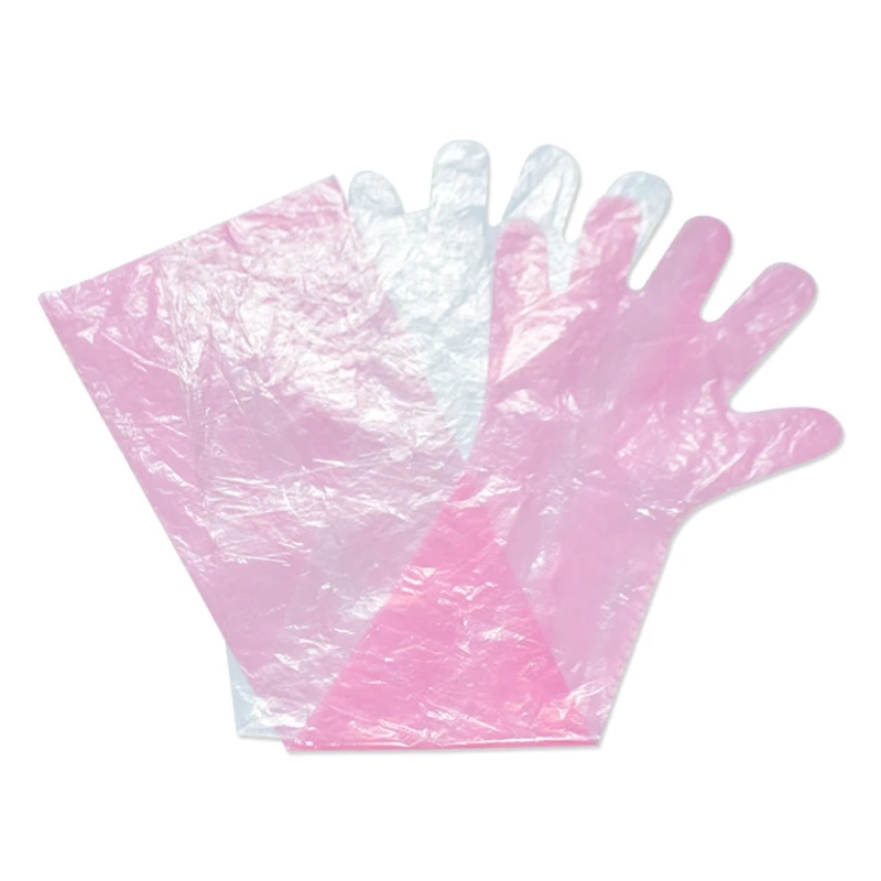 50Pcs Disposable Gloves Veterinary Insemination Rectal Long Arm Gloves Pigs Cows And Sheep Artificial Insemination Glove