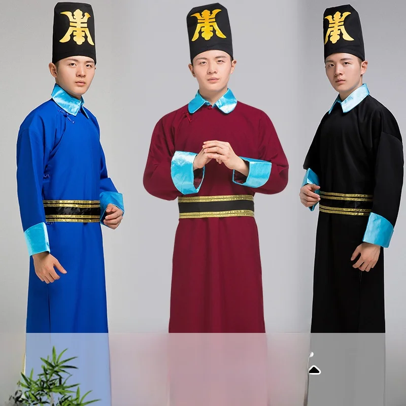 

Мужской костюм древнекитайского придворного служителя, униформа чиновника династии Цин, костюм евнуха для Хэллоуина, косплея, сценических и кино-выступлений